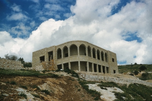 The baptist house under construction