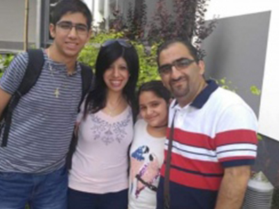 pastor saleem shalash with his family