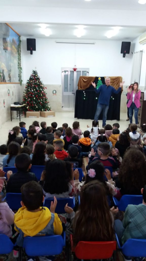the cana of galilee baptist church holds special children's christmas program at a local school