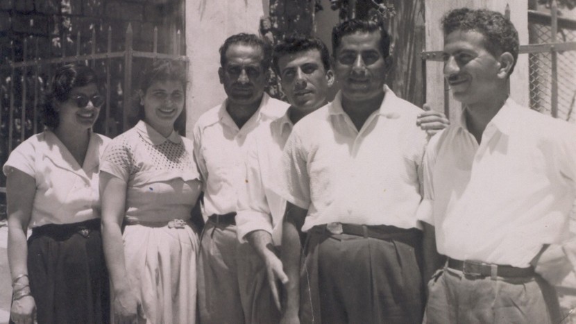 George and Antoinette Laty with friends in Nazareth during the early 1950-s