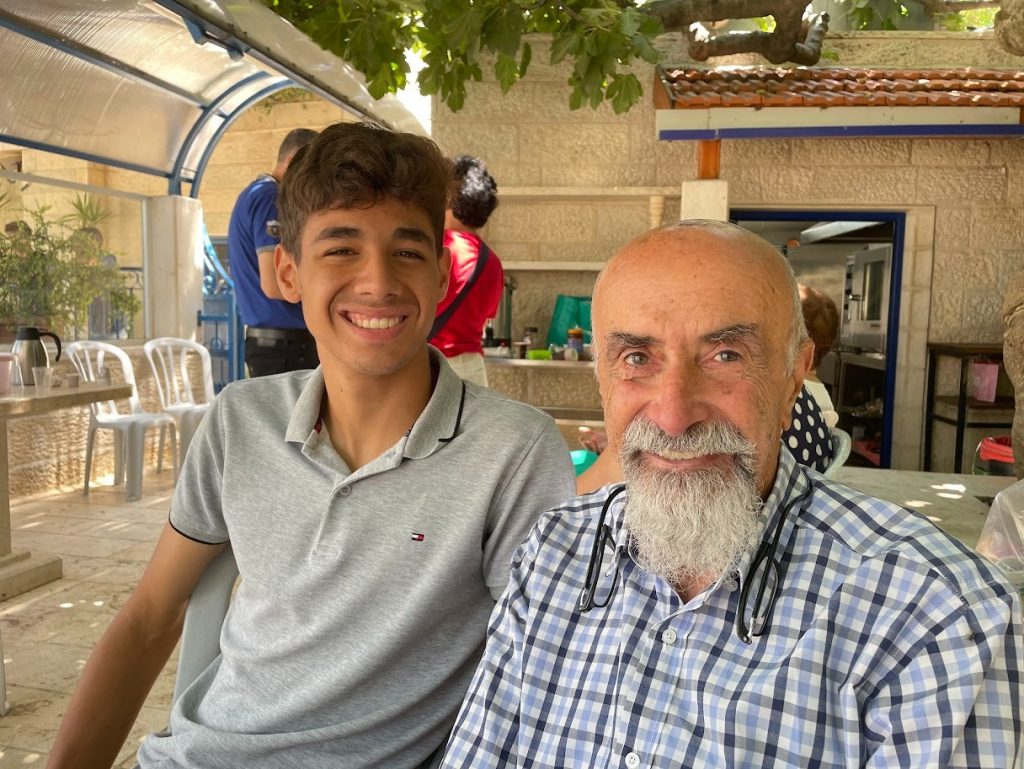 Eliya Qubty with Sami Mansour