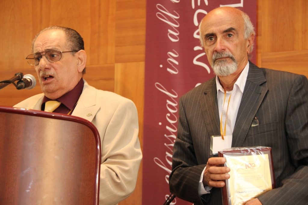 Eliya Qubty honoring late Pastor Ibrahim Simaan